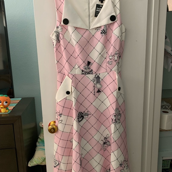 COPY - Dapper Day Alice in Wonderland NWT dress by Tatyana size large - Picture 1 of 3